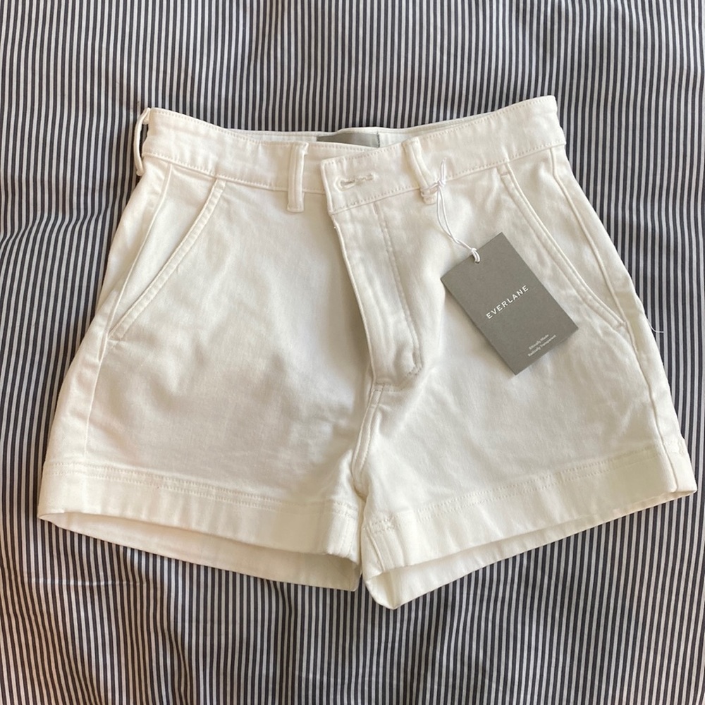 NWT everlane cotton twill shorts